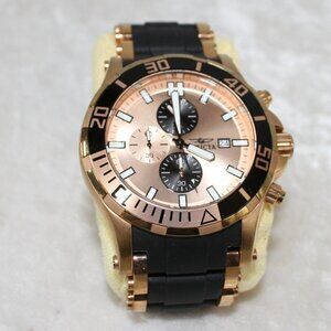 Invicta 80141 Sea Spider Men's Watch Quartz Stainless Steel  rose gold black